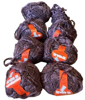 Dorothee Bis Yarn Purple 6 New + 2 Extra Acrylic France Fancy Textured